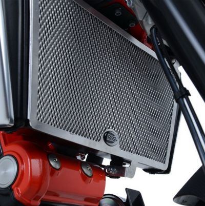 Ochranná mřížka chladiče R&G Racing Aprilia Shiver 900 18-, černá